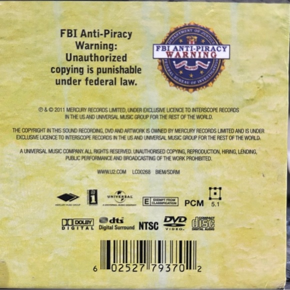 🎶Rare Vintage U2 20th Anniversary Achtung Baby DVD, Artwork and Book Collection - Picture 7 of 15